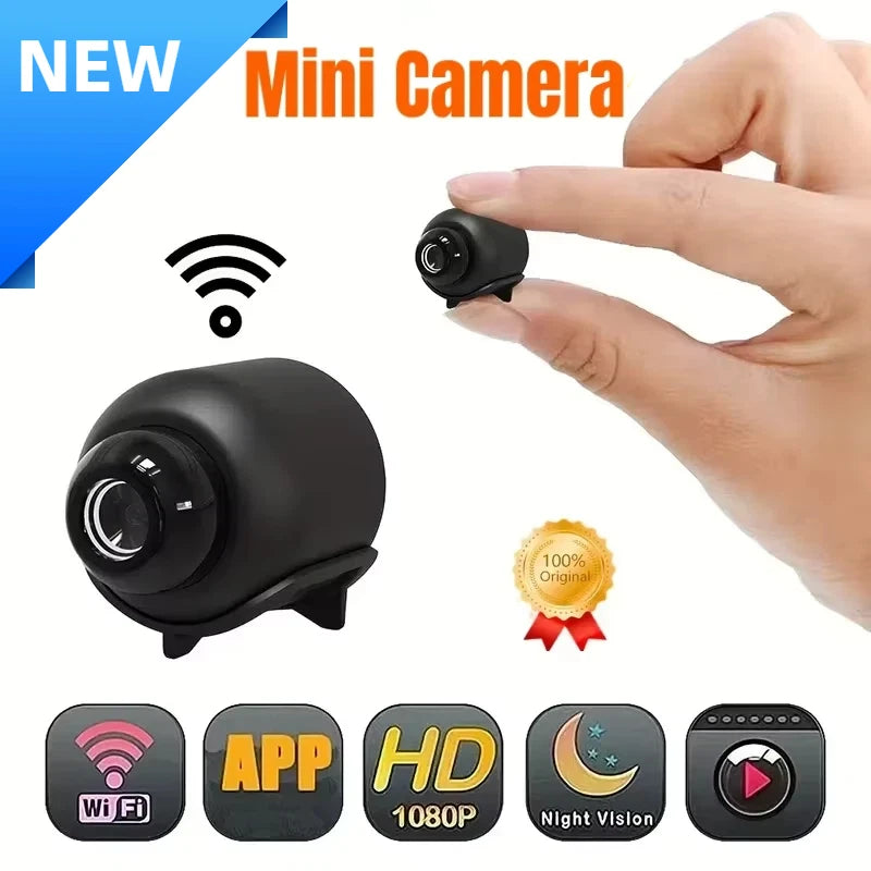 PocketGuard Mini Pro 1080P WiFi security camera with night vision